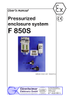 User manual F850