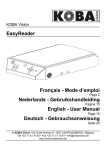 EasyReader Français - Mode d'emploi Nederlands