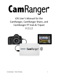 iOS User's Manual for the CamRanger, CamRanger Share, and