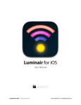 Luminair iOS 2.6 User Manual