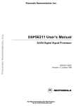 DSP56311 User's Manual