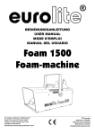 EUROLITE Foam 1500 User Manual (#3046)