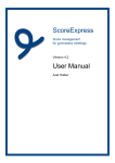 ScoreExpress User Manual