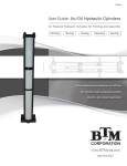 User Guide: Air/Oil Hydraulic Cylinders