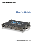 USB-1616HS-BNC User's Guide - from Measurement Computing