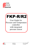 User Guide for Pressure and Temperature controller