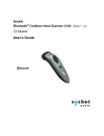 Socket Bluetooth Cordless Hand Scanner User's Guide