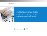 Institutional User Guide