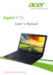 Acer Aspire V3-371 User Guide Manual