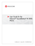 User Guide for the Polycom SoundStation IP