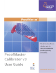 ProofMaster Calibrator v3 User Guide