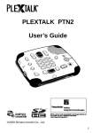 PLEXTALK PTN2 User's Guide