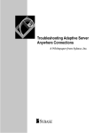 Troubleshooting Adaptive Server Anywhere Connections