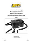 Bruksanvisning för dammsugare Bruksanvisning for støvsuger