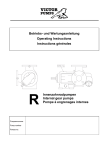 Betriebs- und Wartungsanleitung Operating Instructions Instructions