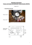 Operating instructions Torque and Angle and Automatic Torque