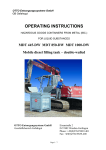 OPERATING INSTRUCTIONS