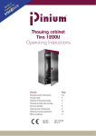 Thawing cabinet Tina 1200U Operating Instructions