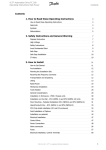 Contents 1. How to Read these Operating Instructions 2