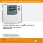 Installation and operating instructions EN
