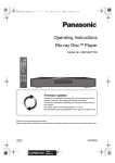 Operating Instructions Blu-ray DiscTM Player