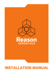 Reason Essentials 8.2 Installation Manual