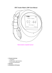 GPS Tracker Watch LGW1 User Manual