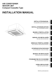 INSTALLATION MANUAL