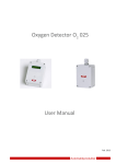 Oxygen Detector O 025 User Manual