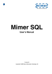 Mimer SQL User's Manual v8.2