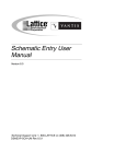 Schematic Entry User Manual - Electrical and Information Technology