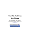 ClamWin AntiVirus: User Manual