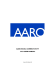 AARO EXCEL CONNECTIVITY 14.0 USER MANUAL