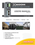 X-600M User Manual