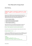 User Manual for Smog Cloud