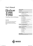 FlexScan T1501/T1502 User's Manual