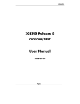 IGEMS Release 8 User Manual