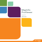 MapInfo ProViewer 9.5 User Guide