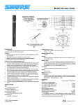 Shure 16A Microphone User Guide