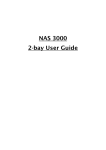 NAS 3000 2-bay User Guide