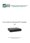 User Guide for UniGate IOT Controller