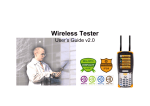 KWT-178AG Wireless Tester User's Guide