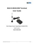 MLB-S-BGS2-BW Terminal User Guide