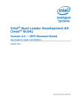 Intel® Boot Loader Development Kit V2.0
