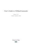 User's Guide to CLShanCommands