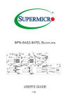 BPN-SAS2-847EL BAckPLANE USER'S GUIDE