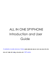 ALL IN ONE SPYPHONE Introduction and User Guide