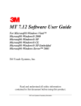 MT 7.12 Software User Guide