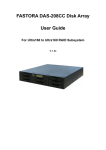 FASTORA DAS-208CC Disk Array User Guide