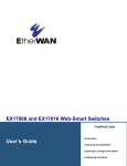 EX17008 and EX17016 Web-Smart Switches User Guide